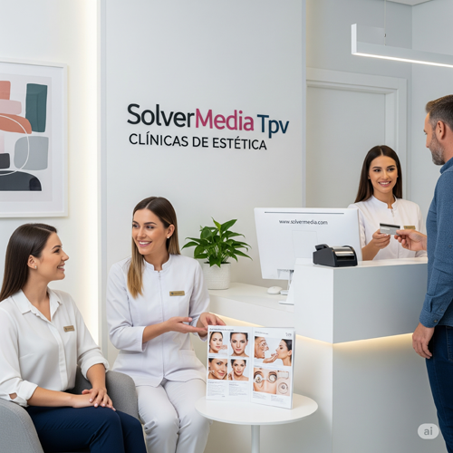 Pantalla del software SolverMedia Clínicas con historias clínicas y tratamientos