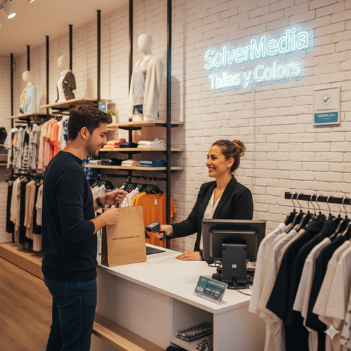 Pantalla del TPV de moda con arreglos y control de talleres