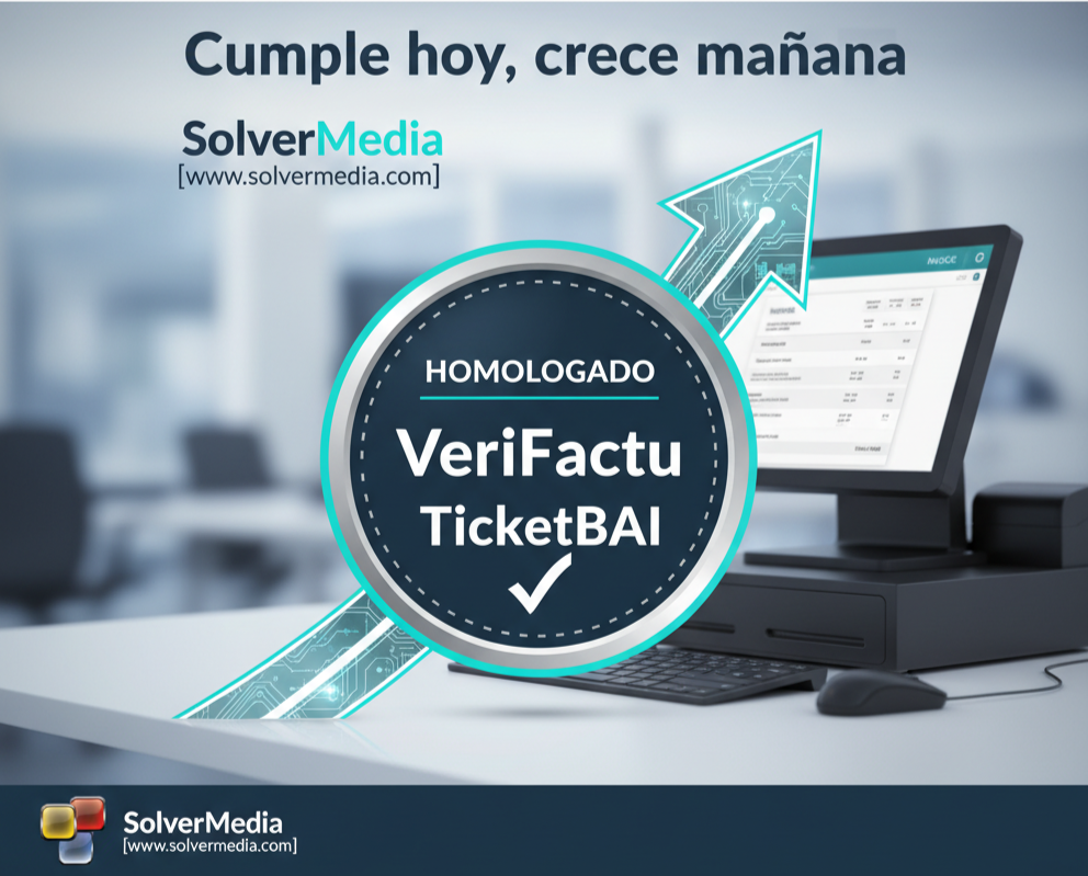 Productos SolverMedia homologados para VeriFactu y TicketBAI