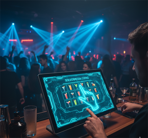 TPV SolverMedia CopasNet en barra de copas