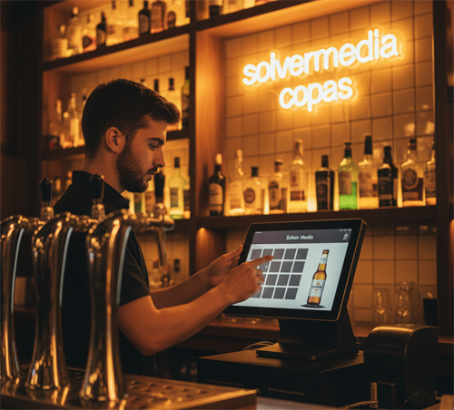 Pantallas del software TPV para bares de copas y discotecas