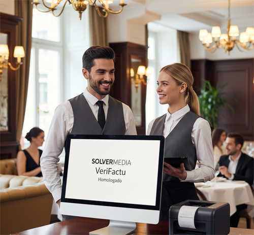 TPV SolverMedia para restaurantes con VeriFactu